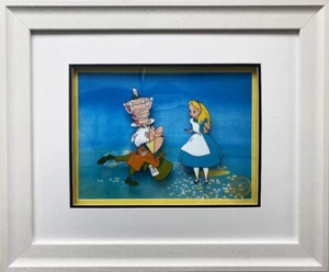 Disney "Alice in Wonderland" CUSTOM FRAMED Limited Edition Animation Sericel Art - Picture 1 of 4