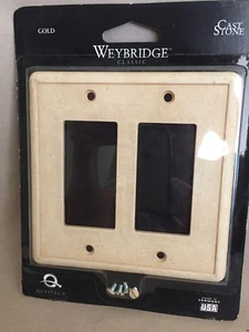 Weybridge Classic Pietra Fusa SWP105-07 GFCI - Doppia Piastra - Oro - Foto 1 di 4