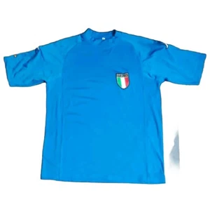 Italy  Official Home football shirt 2000 - 2002 Jersey Blue Kappa Men Size M  - Picture 1 of 12