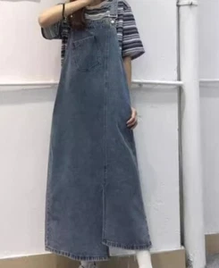 Venta Caliente Para Mujer Moda Informal Viajero Sin Mangas Suelta Larga Correa Falda - Imagen 1 de 6