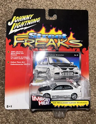 Johnny Lightning Import Heat 2004 Street Freaks Mitsubishi Lancer Evolution - Image 1 of 2