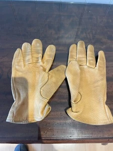 Vintage Carhartt Men's Deer Skin Leather Gloves L - Great Condition, Super Soft - Imagen 1 de 4