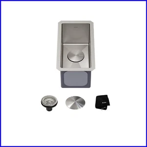 Elegante lavello cucina sottopiano 10 pollici - elegante finitura satinata e design funzionale - Foto 1 di 7