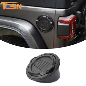 Gas Tank Cap Cover Door Fuel Filler Cover for 2018+ Jeep Wrangler JL Accessories - Picture 1 of 9