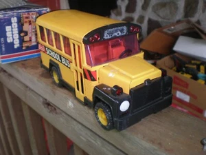 Vintage - Buddy L Yellow School Bus  6 1/2" L Kids Toy JAPAN  1980 FREE SHIPPING - Picture 1 of 5