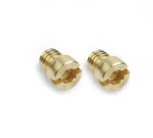 (Pair) Air Bleeds Size 61 10-32 UNF Thread Screw In Brass Fits Holley Carbs - Imagen 1 de 1