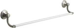 Kohler K-R11411-P-BN Bancroft 24" Towel Bar Vibrant Brushed Nickel Elegant White - Picture 1 of 5