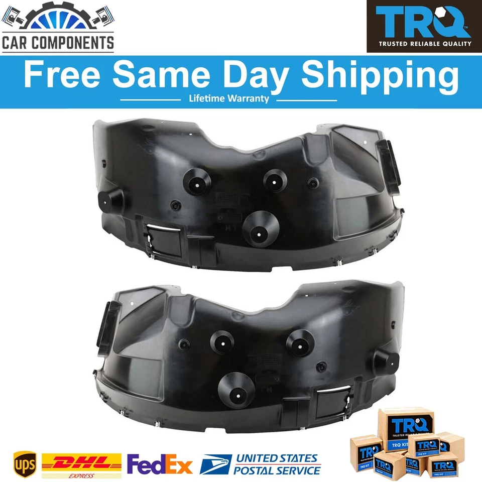 Nuevo juego de forro de guardabarros interior delantero derecho y derecho TRQ para Ram 2500 3500 2013-2018 Foto 1 de 4