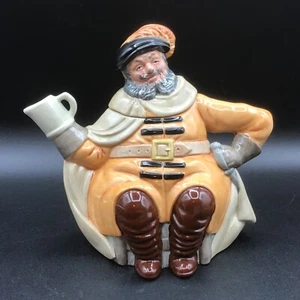 1989 Royal Doulton Falstaff Character Teapots. New Never Used, Handmade - Picture 1 of 10