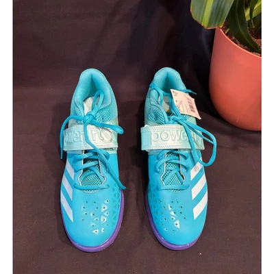 Adidas Powerlift 3.1 Turquesa, Amarillo y Púrpura para Hombre, Talla 9.5 Nuevo con Etiquetas Foto 1 de 4