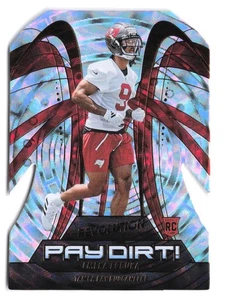 2025 Panini Revolution Emeka Egbuka #3 Fractal Parallel Pay Dirt! Die-Cut RC SP - Picture 1 of 2