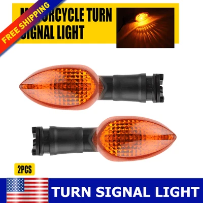 Luces intermitentes de señal de giro de 2 piezas para Yamaha YZF R125 R15 R25 R6S R6 R3 R1 ámbar Foto 1 de 4