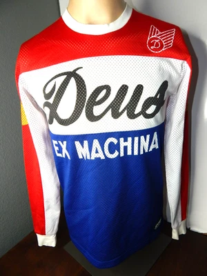 Men’s DEUS EX MACHINA saber moto jersey T Shirt Size XSmall Motocross Style - Image 1 of 4