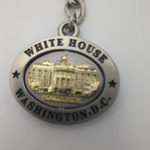 Llavero Vintage CASA BLANCA Llavero Llavero Giratorio WASHINGTON, D.C. Souvenir - Imagen 1 de 5