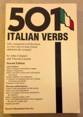 501 Italian Verbs, Luciani, Vincent - Image 1 of 2