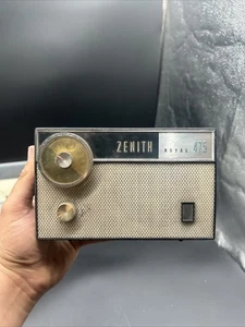 Super Rare ZENITH ROYAL R475L (475) TRANSISTOR RADIO 1962 Untested As Is - Picture 1 of 9
