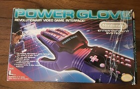 Mattel Power Glove with Sensor Bar for Nintendo NES 1989 Vintage Lg Tested Works
