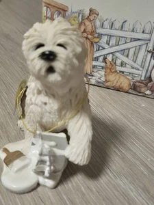 Old English sheepdog super Figure with paint tin boxed VGC see photos dulux refe - Picture 1 of 18