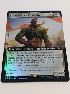 General Leo Cristophe Extended Art 0135 FOIL: Final Fantasy MTG: Commander (NM) - Picture 1 of 2