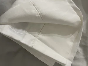 Charter Club Damast Supima Baumwolle 550 Fäden Einfarbig (2) Standard Kissenbezüge Weiß - Neu - Bild 1 von 4