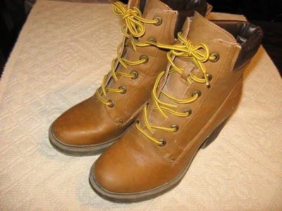 Lavandería Sucia, Marrón, NUEVO, Con Cordones, Estilo Bota de Trabajo, Suela Antideslizante, Por encima del tobillo, 9M Foto 1 de 4