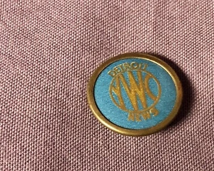 SELTEN 1920er Ära Detroit News YWC Emaille Metall Pinback Button - Bild 1 von 4