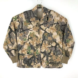 Predator Mens Jacket Multicolor Camouflage Zipper Flap Pockets Collared USA M - Picture 1 of 7