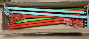 12 Metal Kids Garden / Beach Tools/ Toy Rake Shovel & Hoe 27 inch BULK LOT - Picture 1 of 4