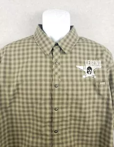 5.11 Tactical Mens Button Down Shirt Long Sleeve Plaid Large Green Legend - Bild 1 von 6