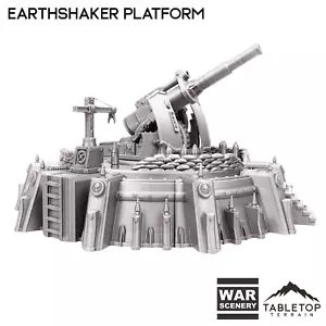 Plataforma Earthshaker - Mesa de Wargaming Gótica Grimdark - Imagen 1 de 8