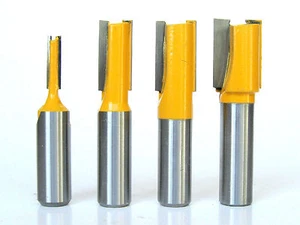 4pcs 1/2" Shank Undersized Dado for Plywood 1/4, 1/2, 5/8, 3/4 Router Bit Set - Picture 1 of 2