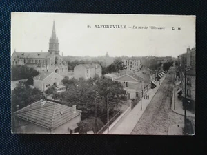 CPA 94 ALFORTVILLE - La Rue de Villeneuve - Imagen 1 de 2