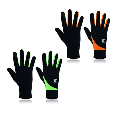 Running Gloves Full Finger Reflect Liner Touchscreen Thermal Winter Windproof UK - Image 1 of 4