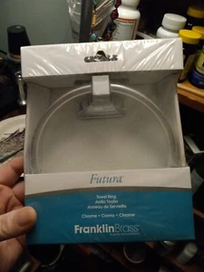 (1) NEW Franklin Brass Futura Towel Ring - CHROME - D2416PC (sw) - Picture 1 of 5