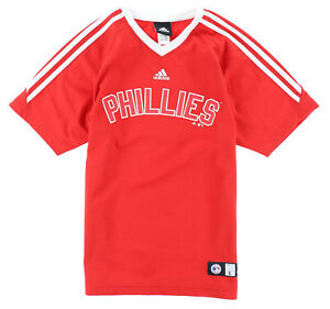 Adidas T-Shirt Shirt Junge Kinder Gr.164 MLB Philadelphia Phillies Rot 137055