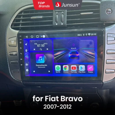64G für Fiat Bravo 2007-2012 Android 14 Autoradio CarPlay GPS Navi RDS BT DE - Bild 1 von 4
