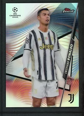 2021 CRISTIANO RONALDO TOPPS FINEST UEFA CHAMPIONS LEAGUE REFRACTOR - Image 1 of 2
