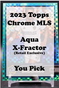 2023 Topps Chrome MLS Aqua X-Fractor /125 - Picture 1 of 11