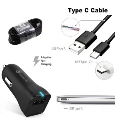 MOTO G PURE STYLUS S22 PLUS/ULTRA 5G C TYPE Quick CAR Charge Fast Charging Rapid - Image 1 of 4