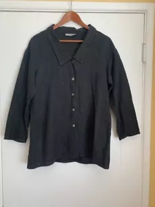 Bryn Walker schwarzes Leinenjacke (S) - Bild 1 von 8