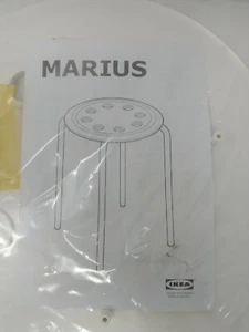 IKEA Marius, Stool Stackable, Kitchen Breakfast Bar Dining Stool 17 3/4x 12 5/8” - Picture 1 of 4