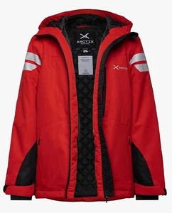 Red and Black Kids Small-8/Winter Jacket with Hood Arctix Kids’ Tree Top Jacket - Picture 1 of 5