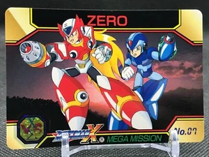 MEGA MAN X ZERO MEGA MISSION CARD DASS TCG CAPCOM BANDAI 1995 JAPAN  No.07 F/S - Picture 1 of 12