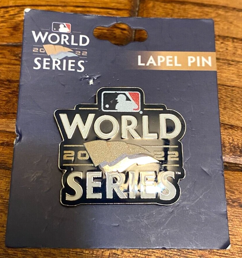2022 World Series Logo Commemorative Official Logo Lapel Pin PSG Astros Phillies - Image 1 of 1