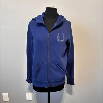 Sport-Tek Rhinestone Indianapolis Colts Horseshoe Full Zip Hoodie Sweatshirt - Image 1 of 4
