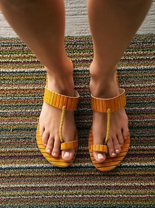 New Free People Bora Bora Slip On Sandal Size 7 MSRP: $98 - Picture 1 of 3