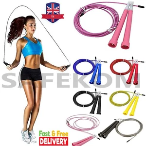 Skipping Rope Jumping Speed Jump Exercise Boxing Gym Fitness Workout Adult Girls - Picture 1 of 5