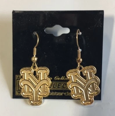 Pendientes perforados colgantes New York NY Mets NUEVAS joyas - GRATIS EE. UU. ENVÍO Foto 1 de 4