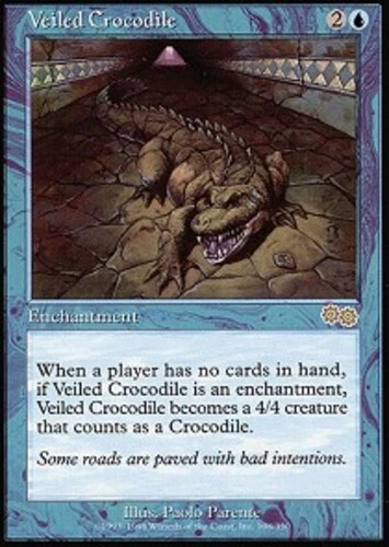 4x Light Play, English Regular Veiled Crocodile Urza's Saga magicmtg - Image 1 of 1