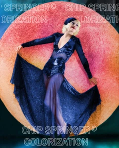 Ginger Rogers Gold Diggers 1933 #3 | Impresionante foto a color de 8x10 por Chip Springer - Imagen 1 de 1